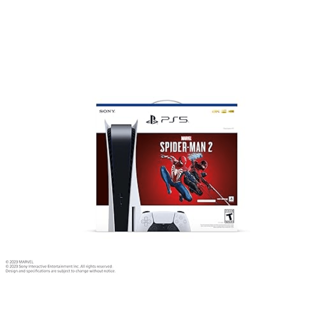 Playstation 5 Slim Disco, 1tb, Juego Spiderman 2 Descargable Color Blanco
