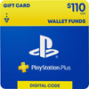 Tarjeta PSN de 110$ Tarjeta de regalo de PlayStation Store (Código digital, entrega en menos de 1 hora) - AnaImportaciones
